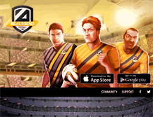 Tablet Screenshot of bealegendfootball.com